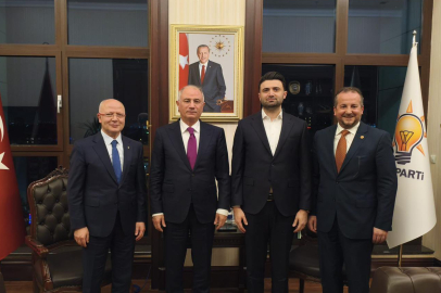 Bursaspor Başkanı Enes Çelik’ten teşekkür ziyareti