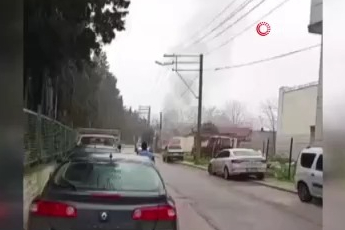 Bursa’da park halindeki otomobil alevlere teslim oldu