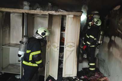 Mardin'de müstakil evde çıkan yangın söndürüldü