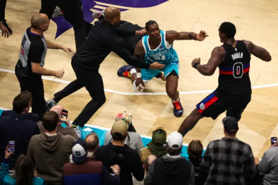 NBA'de yumruklar konuştu