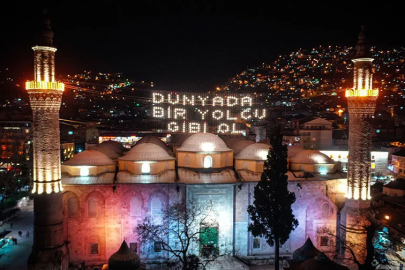 Ramazan öncesi Bursa Ulu Camii'ne asılacak mahyada ne yazacağı belli oldu!