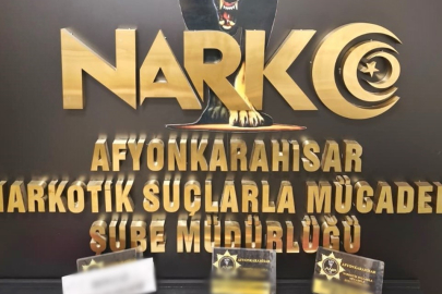 Afyonkarahisar'da polis milyonlarca içimlik uyuşturucu üretilebilen hammadde ele geçirdi