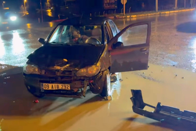 Aydın Söke'de trafik kazası: 1 yaralı