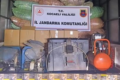 Kocaeli'de kaçak tütün operasyonunda 1 milyon 550 bin liralık ürün ele geçirildi