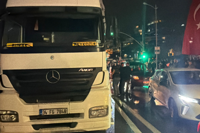 İstanbul Üsküdar'da feci kaza: Karşıya geçmek isteyen kadın kamyonun altında kaldı