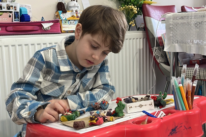 Bursa'da DMD hastası Yağız Efe için 2 ayda 300 bin dolar toplandı