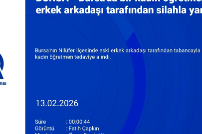 Bursa'da eski kız arkadaşını silahla yaralayan şüpheli yakalandı