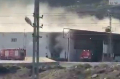 Gaziantep'te biber fabrikasında korkutan yangın