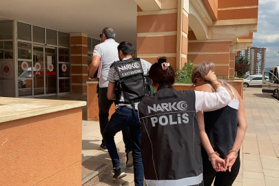 Kastamonu'da motosiklette uyuşturucu maddeyle yakalanan sanıklar hakim karşısına çıktı