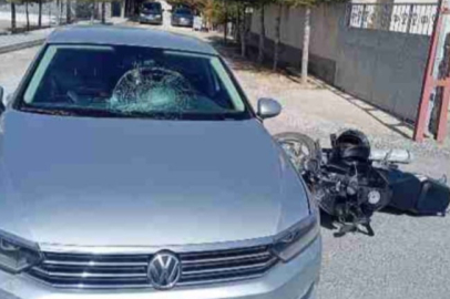 Konya Karapınar'da otomobille motosiklet çarpıştı: 1 yaralı