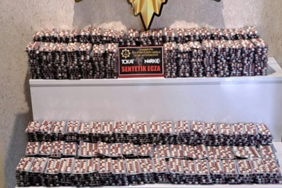 Tokat'ta 55 bin sentetik ecza ele geçirildi