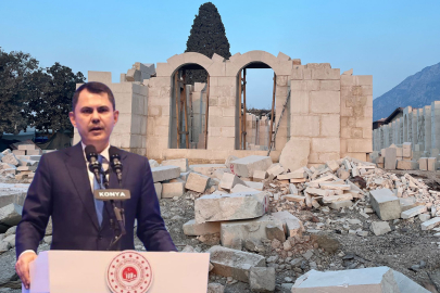 Bakan Kurum'dan Bursa Büyükşehir'e eleştiri: Antakya Ulu Cami daha temelde