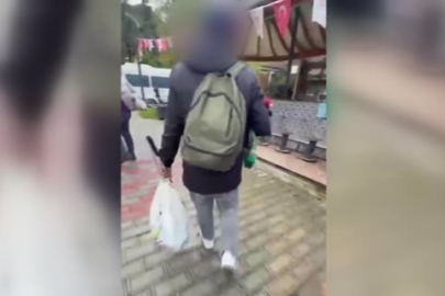 Muğla Fethiye'de kendisini görme engelli gibi gösteren dilenci yakalandı