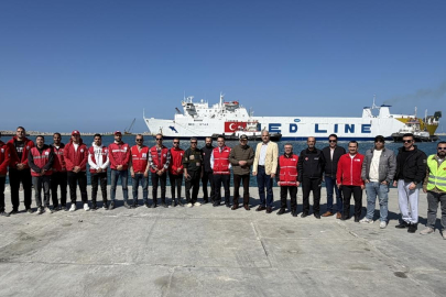 Türkiye'nin Gazze için hazırladığı 21. "İyilik Gemisi" Mısır'a ulaştı