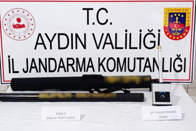 Aydın Bozdoğan’da kaçak define arayışı yapan şahıslar suçüstü yakalandı