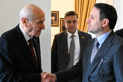 Adalet Bakanı&nbsp;Akın Gürlek'ten Bahçeli'ye ziyaret!