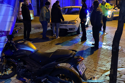 Aydın'da otomobille çarpışan motosikletin sürücüsü yaralandı