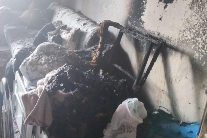 Muş Hasköy’de ev yangını