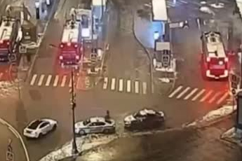 Rusya’da devriye aracına düzenlenen bombalı saldırı anına ait görüntüler ortaya çıktı