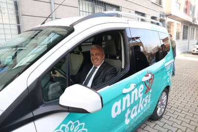 Bursa Nilüfer'de “Anne Taksi” dönemi başladı! Başkan direksiyona geçti