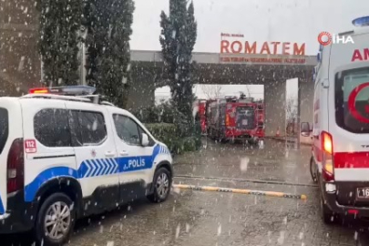 Bursa'da özel hastanede yangın paniği!