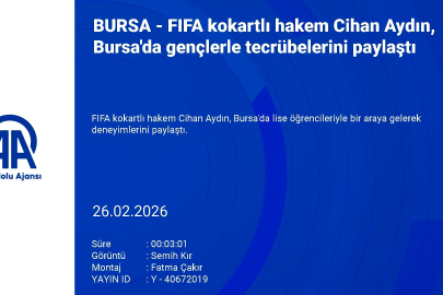 FIFA kokartlı hakem Cihan Aydın, Bursa'da gençlerle tecrübelerini paylaştı