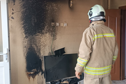 Mardin’de ev yangını