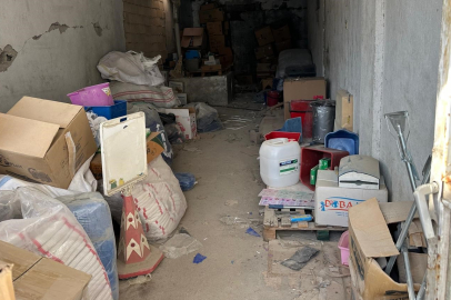 Adıyaman'da temizlik deposundan binlerce malzeme çalındı