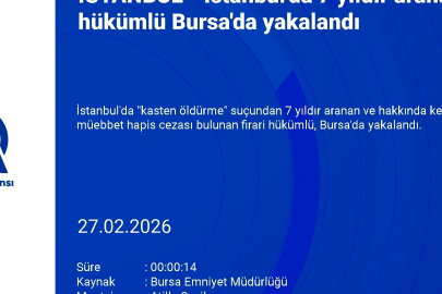 Yıllardır İstanbul'da aranıyordu: Bursa'da yakalandı