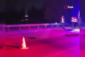 Bursa'da feci olay! Araçlar fark etmeden üzerinden geçti