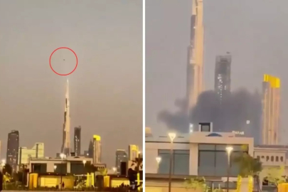 Dünyanın en yüksek yapısı! İran füzesi yakınlarına düştü