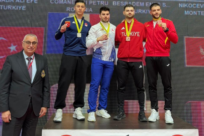 Belediyesporlu karateci Beşbadem, Balkan üçüncüsü