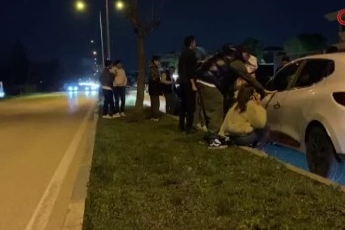 Bursa'da gece yarısı korkutan kaza!