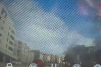 Bursa’da motosiklet sürücüsünün dikkati kazayı önledi