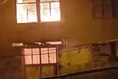 Tokat'ta alevler geceyi aydınlattı