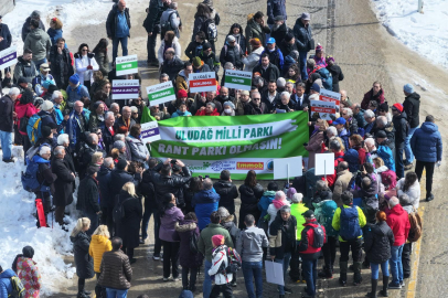 Bursa'da dikkat çeken tepki: Uludağ Milli Parkı şirketlere devredilemez!