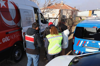 Kırşehir'de jandarmadan düzensiz göç uygulaması