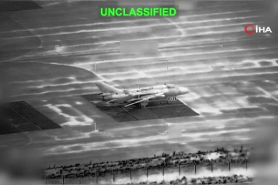 Savaşın yeni görüntüleri yayınlandı! İran'a ait jet ve İHA’lar böyle vuruldu