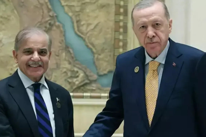 Cumhurbaşkanı Erdoğan'dan barış diplomasisi! Şahbaz Şerif ile görüştü