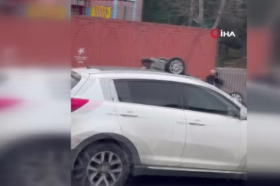 İstanbul Küçükçekmece’de aracından inmek isteyen sürücü kabusu yaşadı