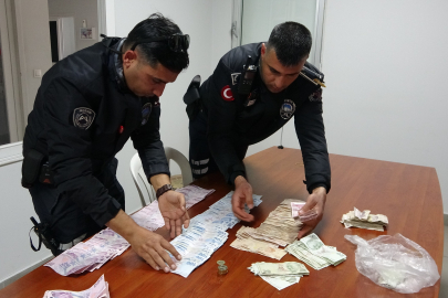 Dilencilerin üzerinden 24 bin 577 TL çıktı