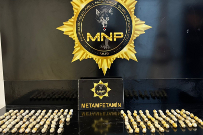 Muş’ta 1 kilo 333 gram metamfetamin ele geçirildi