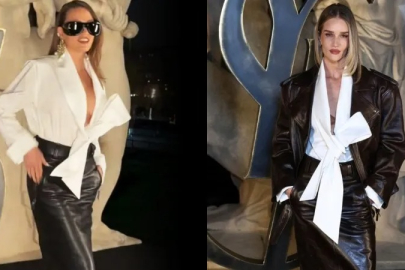 Rosie Huntington-Whiteley ile Serenay Sarıkaya pişti oldu