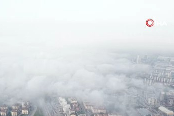 Bursa sisin altında kayboldu! Dron görüntüleri büyüledi...