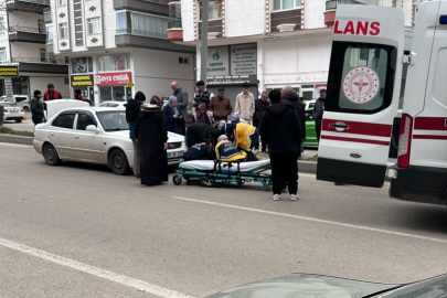 Ankara'da otomobilin çarptığı yaya yaralandı