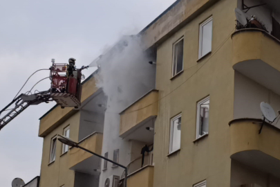 Bursa'da ocakta unutulan yemek yangın çıkardı