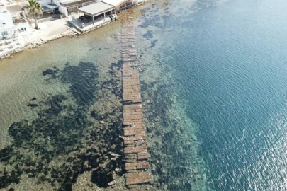 Deniz çekilince tarihi 'Kral Yolu' ortaya çıktı