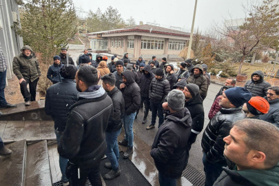 Sivas'ta maaşları ödenmeyen termik santral işçileri Ramazan ayında mağdur oldu