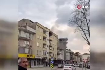 Bursa'da ocakta unutulan yemek yangın çıkardı