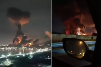 İran'ın başkenti Tahran'a yeni hava saldırısı! Şiddetli patlamalar...